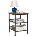 3-Tier Industrial Side Table Nightstand (Set of 2) product image