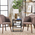 3-Tier Industrial Side Table Nightstand (Set of 2) product image