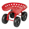 Garden Rolling Work Seat with 360° Swivel and Adjustable Height product image