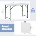 4 ft Portable Folding Table product image