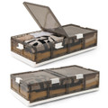 26.5-Gallon Under-Bed Storage Container with Wheels (2 or 4-Pack) product image