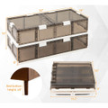 26.5-Gallon Under-Bed Storage Container with Wheels (2 or 4-Pack) product image