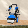 2300-PSI 1.8-GPM Electric Pressure Washer with Wheels & 5 Quick Connect Nozzles product image