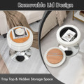 Adjustable 360° Swivel Storage Stool with Removable Tray product image