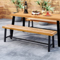 63" Long Outdoor Acacia Wood Bench product image