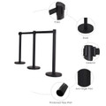 Retractable Belt Stanchion Queue Poles product image
