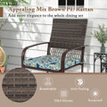5-Piece Patio Dining Set with Wood-Plastic Tabletop product image
