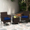 Outdoor Conversation Set with Cushions (3-Piece) product image