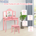 Kid's Vanity Table with Stool  product image