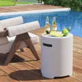 Propane Tank Cover Table with Side Handles and Protective Cover product image
