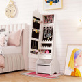 Kids Princess Makeup Vanity Set with Jewelry Cabinet product image