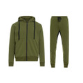 Men's Tech Fleece-Lined Full-Zip Hoodie and Jogger Activewear Set product image