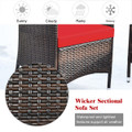 4-Piece Rattan Patio Furniture Set product image