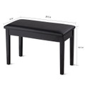 Padded PU Leather Duet Piano Bench product image