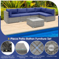 6-Piece Patio Outdoor Conversation Sofa Set  product image