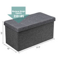 31.5'' Foldable Fabric Storage Ottoman  product image