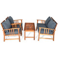 4-Piece Wooden Patio Furniture Set product image