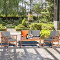 4-Piece Wooden Patio Furniture Set product image