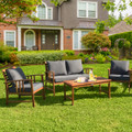 4-Piece Wooden Patio Furniture Set product image
