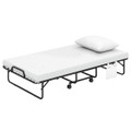 Twin Folding Bed with Memory Foam Mattress and Pillow - Portable Guest Bed product image