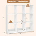 4/6/8/9-Cube Open Bookshelf with Anti-Tip Kits product image