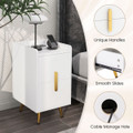 Nightstand with Charging Station & Drawers product image