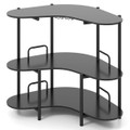3-Tier Home Bar Unit with Stemware Racks product image