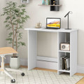 Modern Writing Desk with 3-Position Adjustable Shelf product image