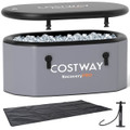 XL 129 Gal Oval Ice Bath Tub with Cover product image