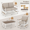 Patio Furniture Set with Coffee Table (4 or 8-Piece) product image
