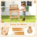 Wooden Barbecue Grill Playset with Play Food and Grilling Tools  product image