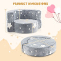 Kids Plush Couch with Machine Washable Cover product image