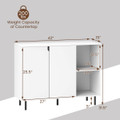 Kitchen Sideboard Buffet with Adjustable Shelves product image