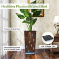23-Inch Tall Rattan Wicker Planters (Set of 2) product image