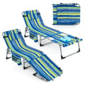 Outdoor Folding Chaise Lounge (1- or 2-Pack) product image