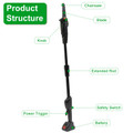 Tree Trimming Pole Saw with Extension Rods & 2 Rechargeable Batteries product image