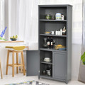 Standing Bookcase with Storage Cabinet product image