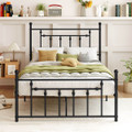 Twin/Full/Queen Metal Bed Frame with Under-Bed Storage product image