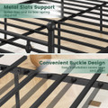 Twin/Full/Queen Metal Bed Frame with Under-Bed Storage product image