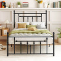 Twin/Full/Queen Metal Bed Frame with Under-Bed Storage product image