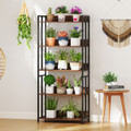 62" Tall 5-Tier Bookshelf with Tiltable Shelves product image