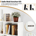 63" Tall Floor Standing Open Bookshelf with 10 Cubbies product image