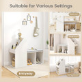 Shoe Storage Bench with Storage Compartments product image