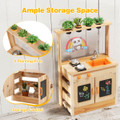 Mud Kitchen for Kids with Planting Pots and Removable Sink product image
