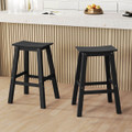 29" Patio Bar Stool with Curved Seat (Set of 2) product image