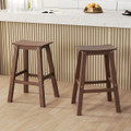 29" Patio Bar Stool with Curved Seat (Set of 2) product image
