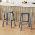 29" Patio Bar Stool with Curved Seat (Set of 2) product image