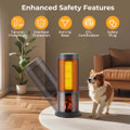 17-Inch 1500W PTC Fireplace Tower Space Heater  product image