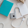 Ultra-Light One-Touch AI Fingerprint Padlock with USB Charging product image
