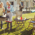 23.5" Indoor or Outdoor Square Plastic Folding Table product image